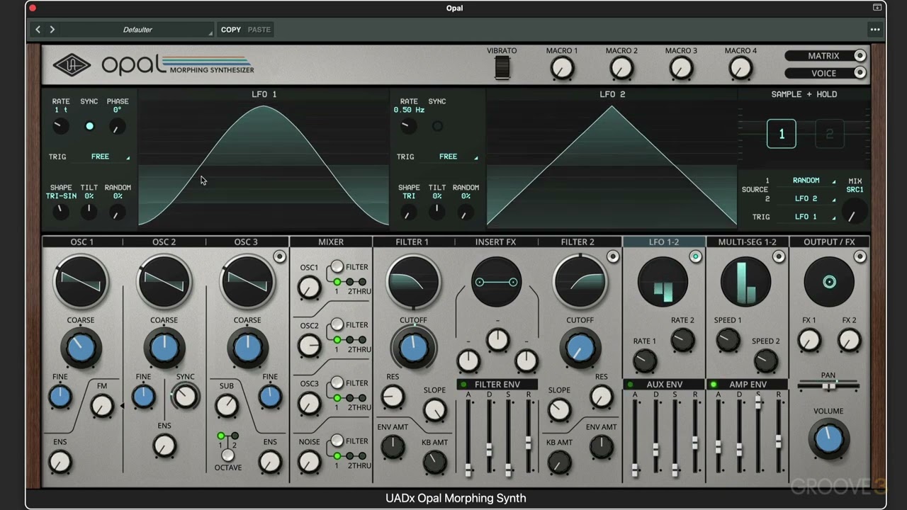 Opal Morphing Synthesizer's LFOs: Beyond the Basics