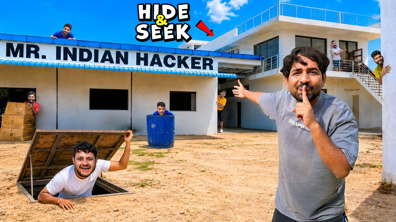 Real Life Hide & Seek Challenge - With Team 🫣 | In Studio