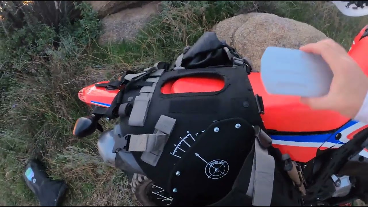 HONDA CRF300L Rally with 80L Viking Bags