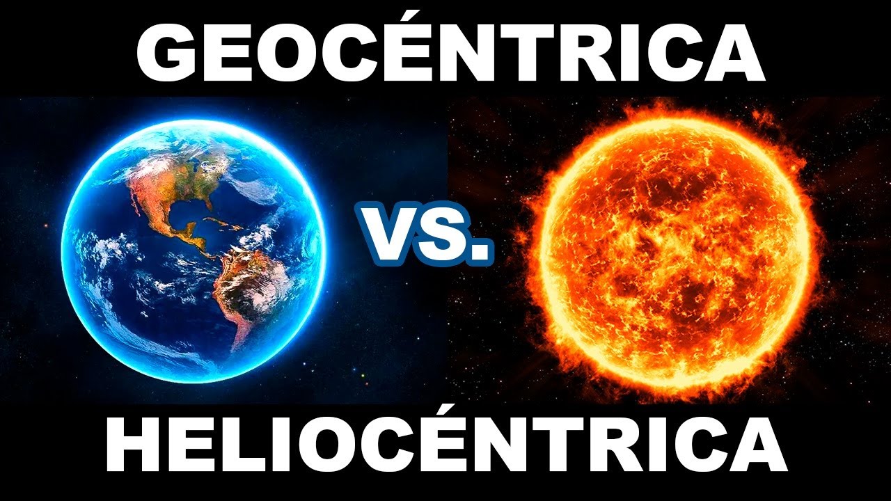 La teoría geocéntrica y heliocéntrica