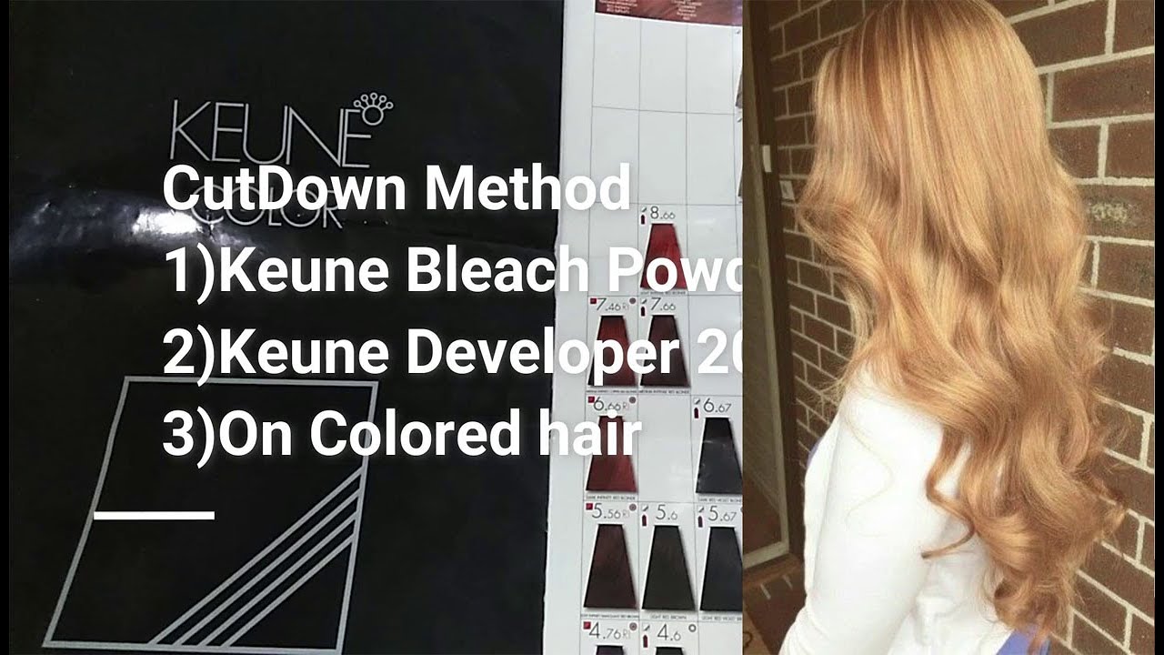 How To Cutdown Hair Color With Keune Product Full Detail Tutorial |By The Stylish Mod