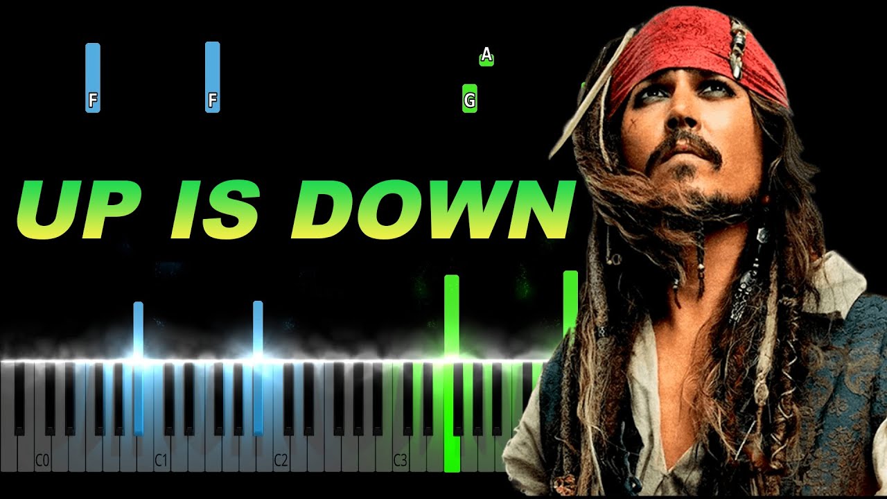 Pirates of the Caribbean 3 - Up Is Down Piano Tutorial