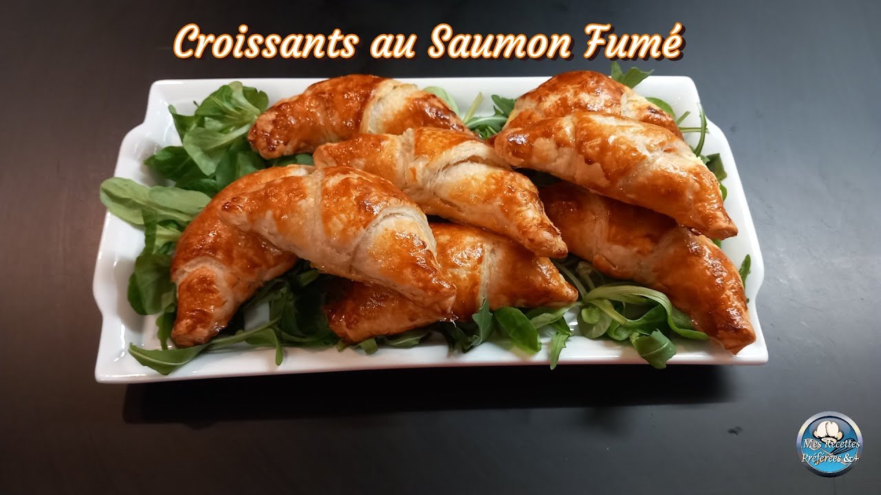Recette CROISSANTS au SAUMON Fumé 🥐🐟