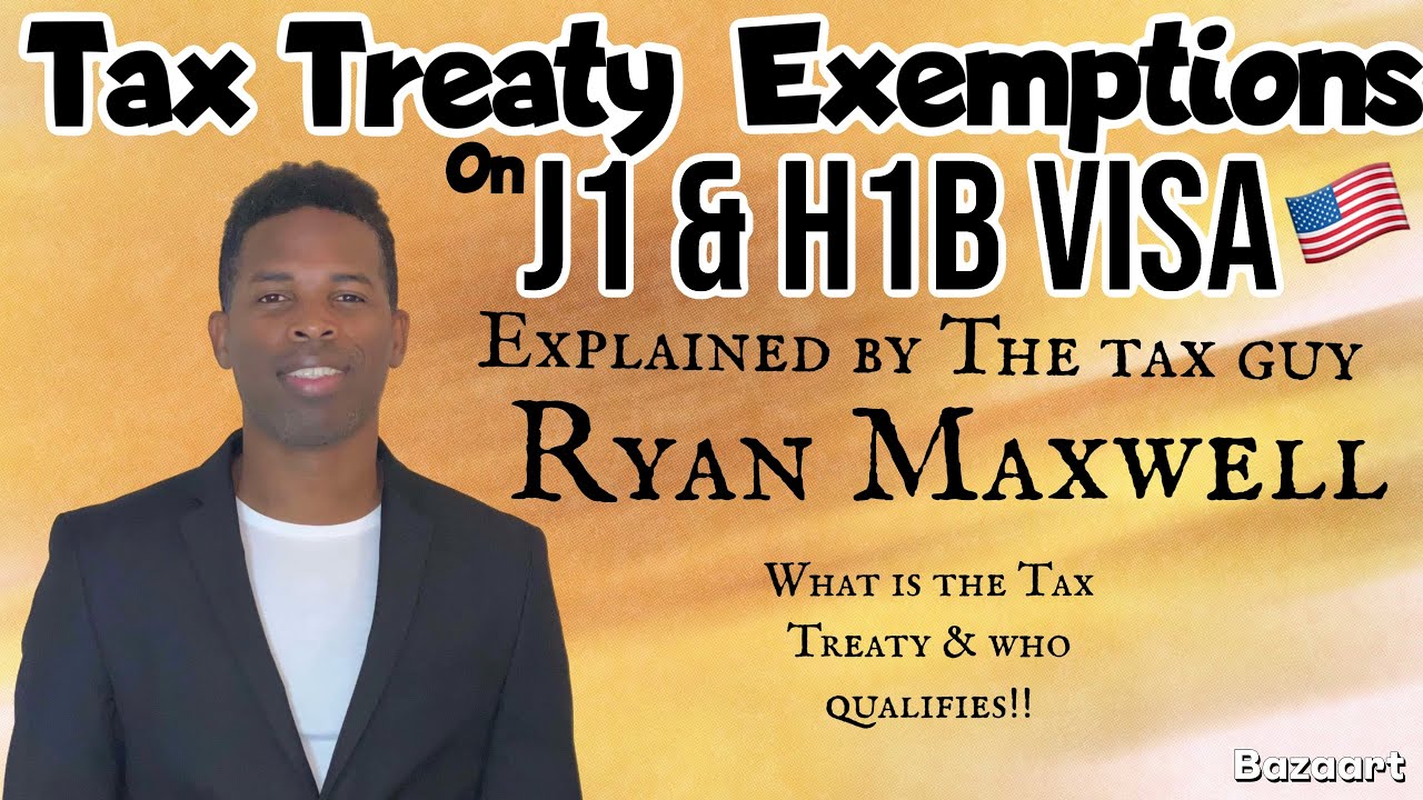 What are the TAX EXEMPTIONS ON J1 and H1B VISAS in the USA?