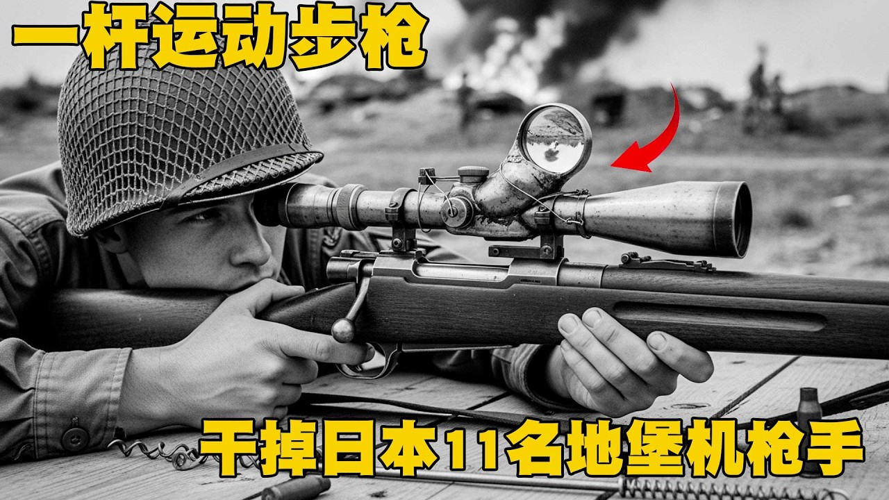 戰友嘲笑他的5發運動步槍——直到他隔著280碼準確狙殺地堡中11名機槍手