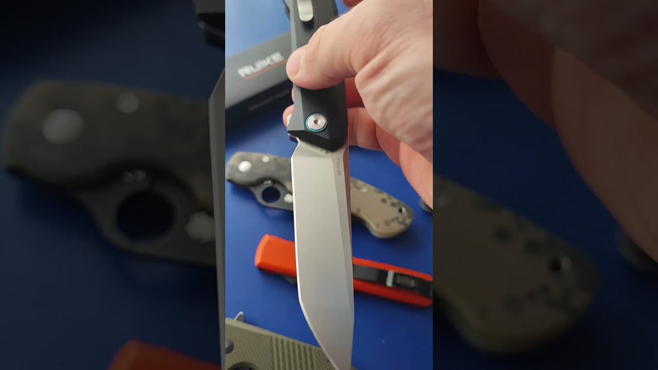 Китай делает ВЕЩИ теперь! Складной нож Ruike P166-AB #knife #unboxing #fishing #hunting #survival