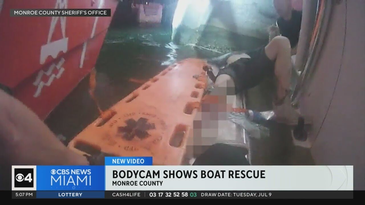 Bodycam video shows police pulling injured people from Florida Keys boat crash