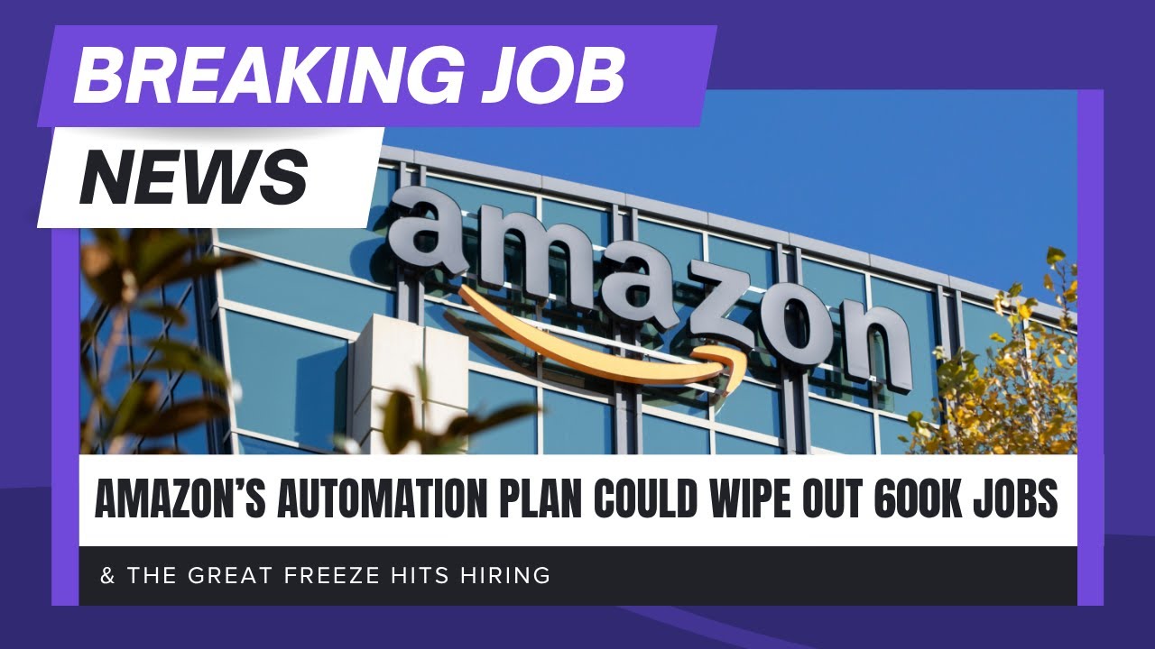 Срочные новости о вакансиях: план автоматизации Amazon может привести к потере 600 тысяч рабочих ...
