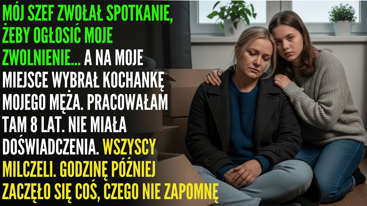 Mój szef zastąpił mnie dziewczyną mojego męża po 8 latach lojalności