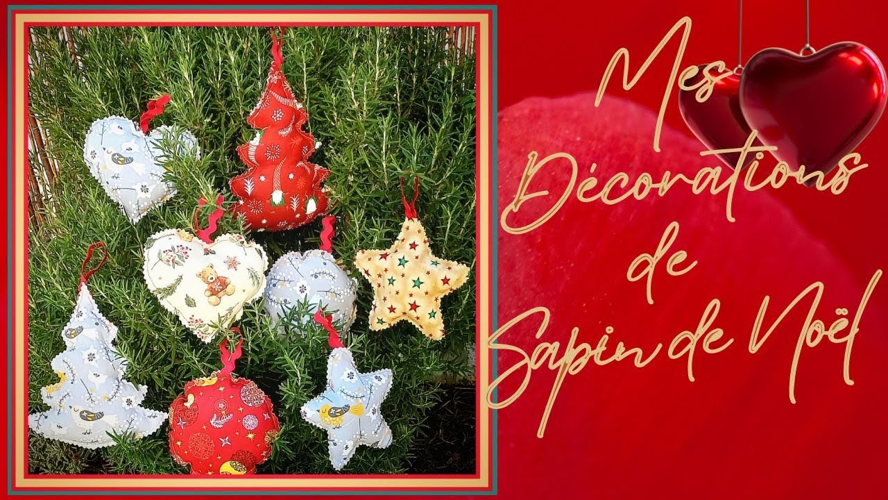 #Урок «Сделай сам» с БЕСПЛАТНЫМИ ВЫХОДАМИ: легко сшейте красивые #рождественские украшения из ткани