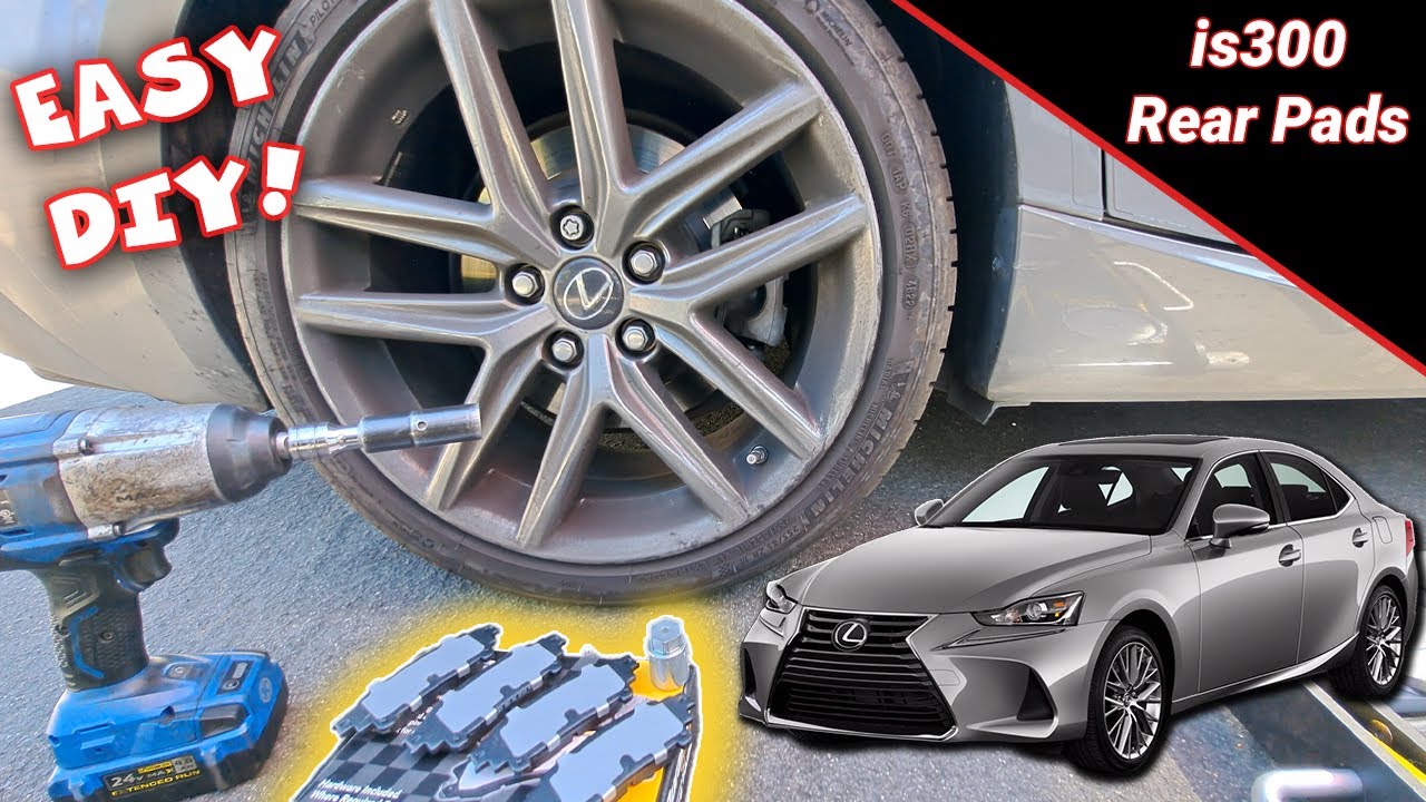 2014 - 2020 Lexus IS300 / IS350 Rear Brake Pads