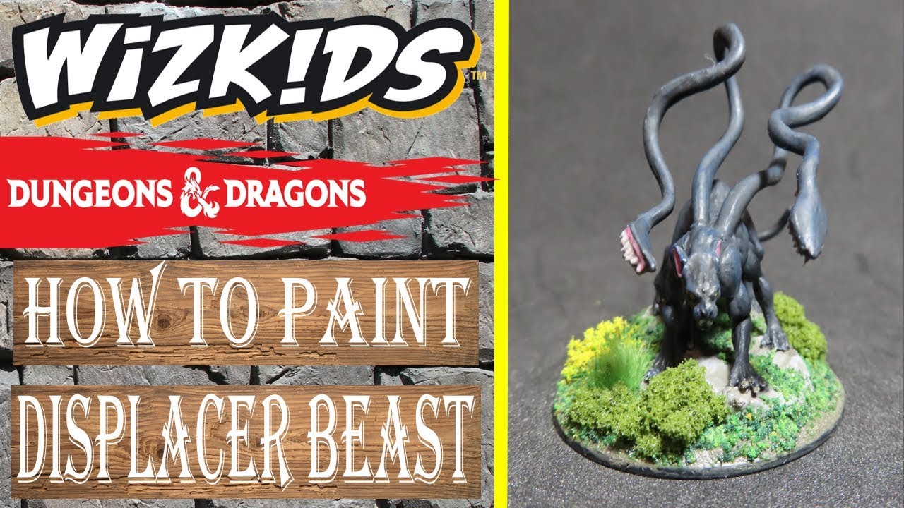 How To Paint |Displacer Beast Dungeons and Dragons [wizkids]