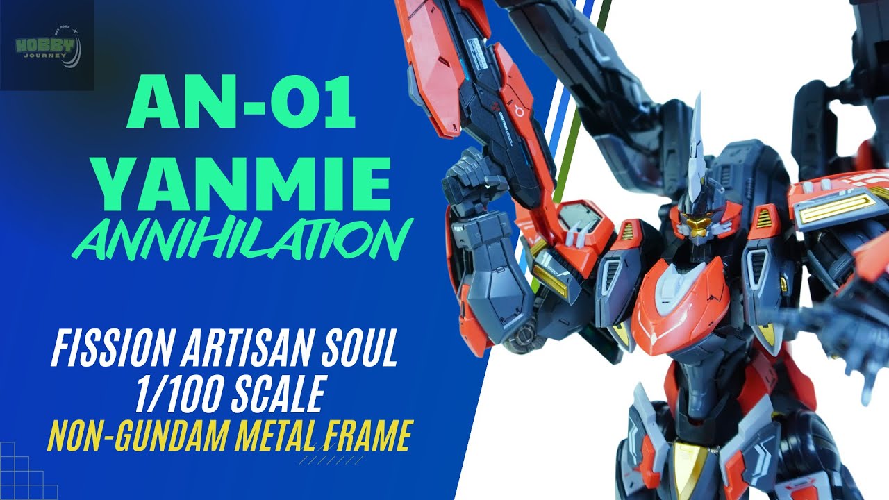 [Review] Non Gundam Fission Artisan Soul 1/100 AN-01 YANMIE Annihilation Model kit