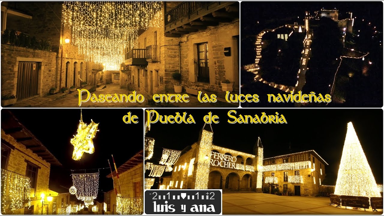 Paseando entre las luces navideñas de Puebla de Sanabria (2019)