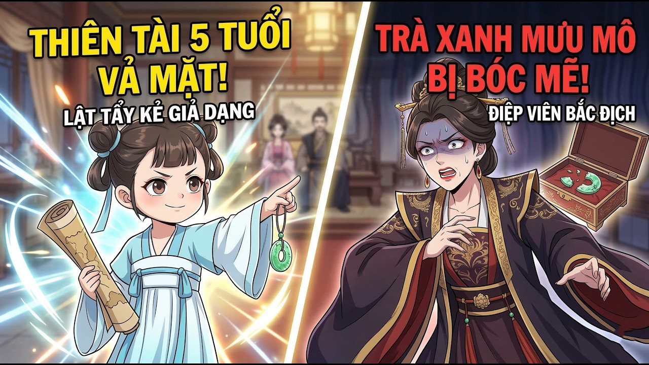 Bé Gái 5 Tuổi Gánh Còng Lưng Bà Mẹ Ngốc 🤦‍♀️ Vả Mặt Trà Xanh Giả Mạo Đoạt Quyền | Ngưu Vietsub
