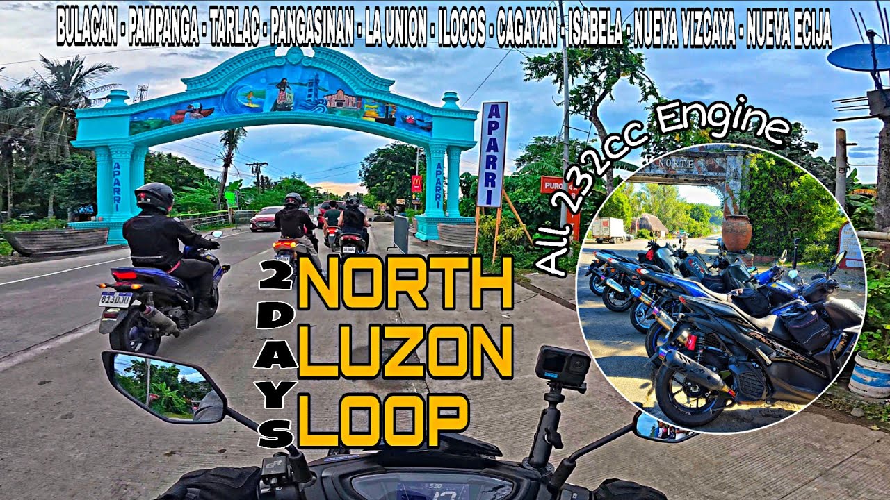NORTH LUZON LOOP RIDE AGAIN | NMAX AND AEROX ALL LOADED 232CC JVT