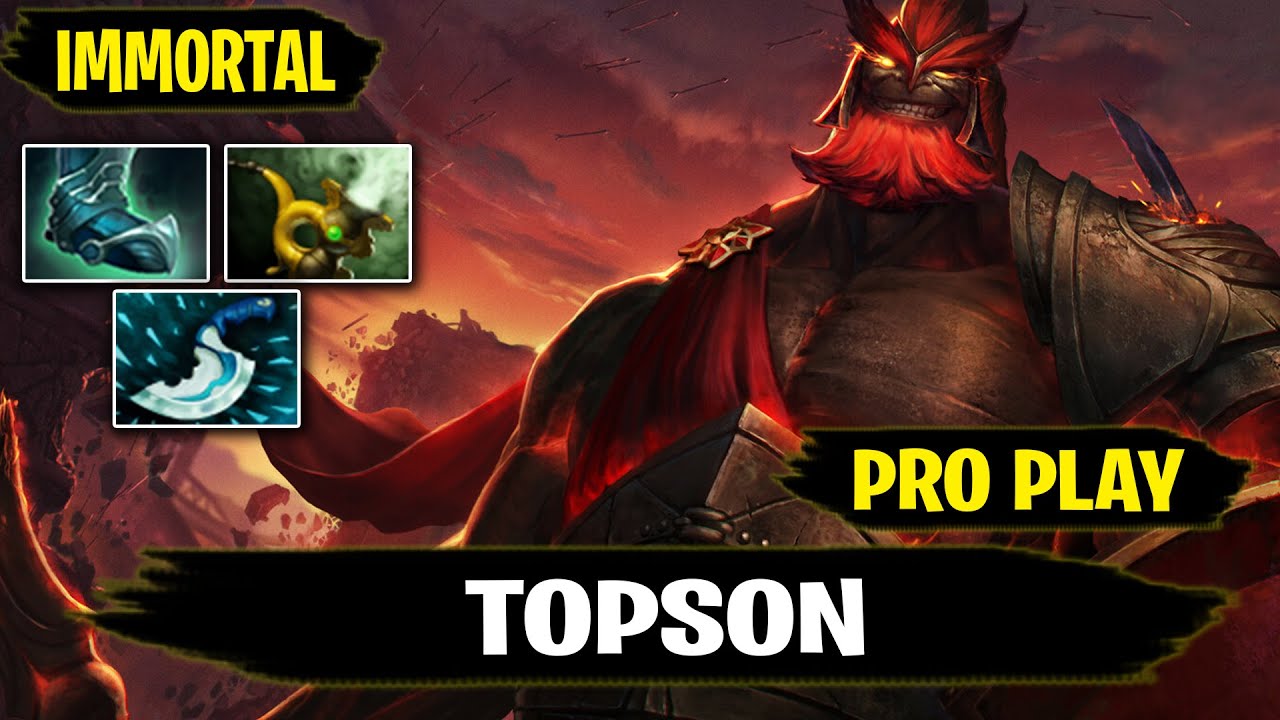 Mars Offlane 7.27d Pro Gameplay by Topson IMMORTAL Rank Dota 2