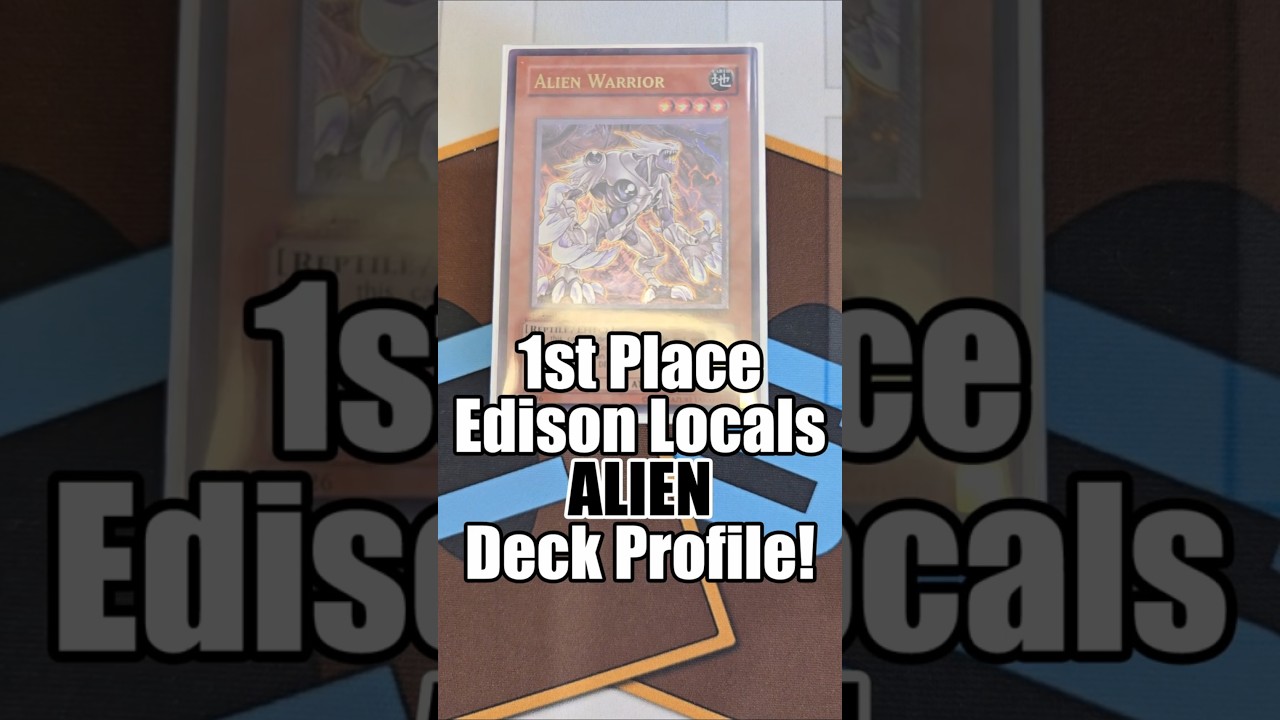 1st Place Locals ALIEN Edison Format Deck Profile! #yugioh #yugiohtcg #decklist #edisonformat