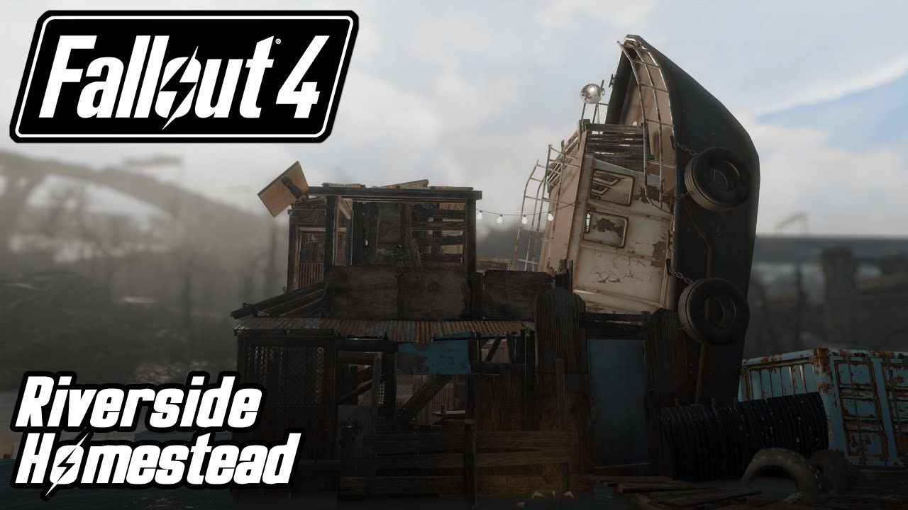Я построил плавучий дом в Fallout 4.