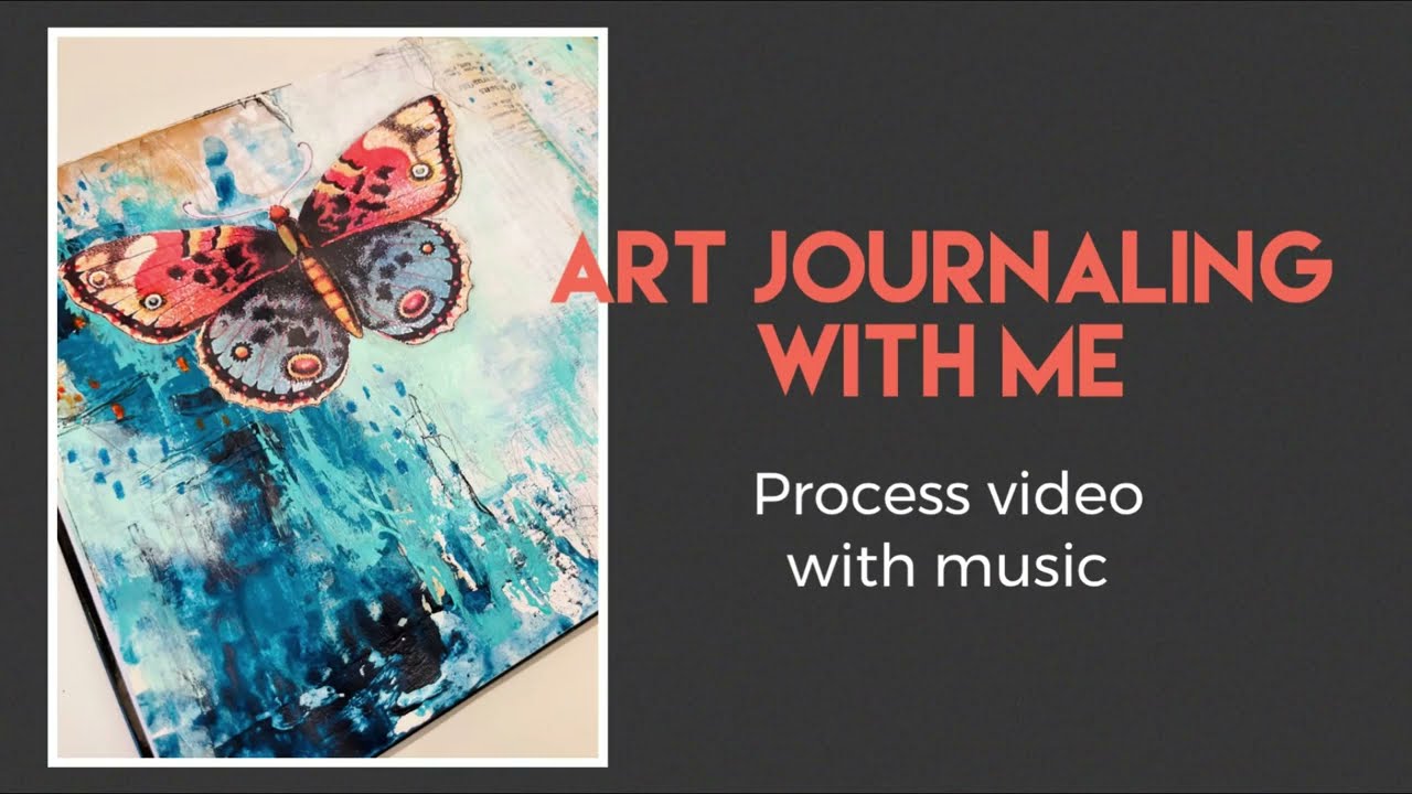 Art journal with me - start something new - process video