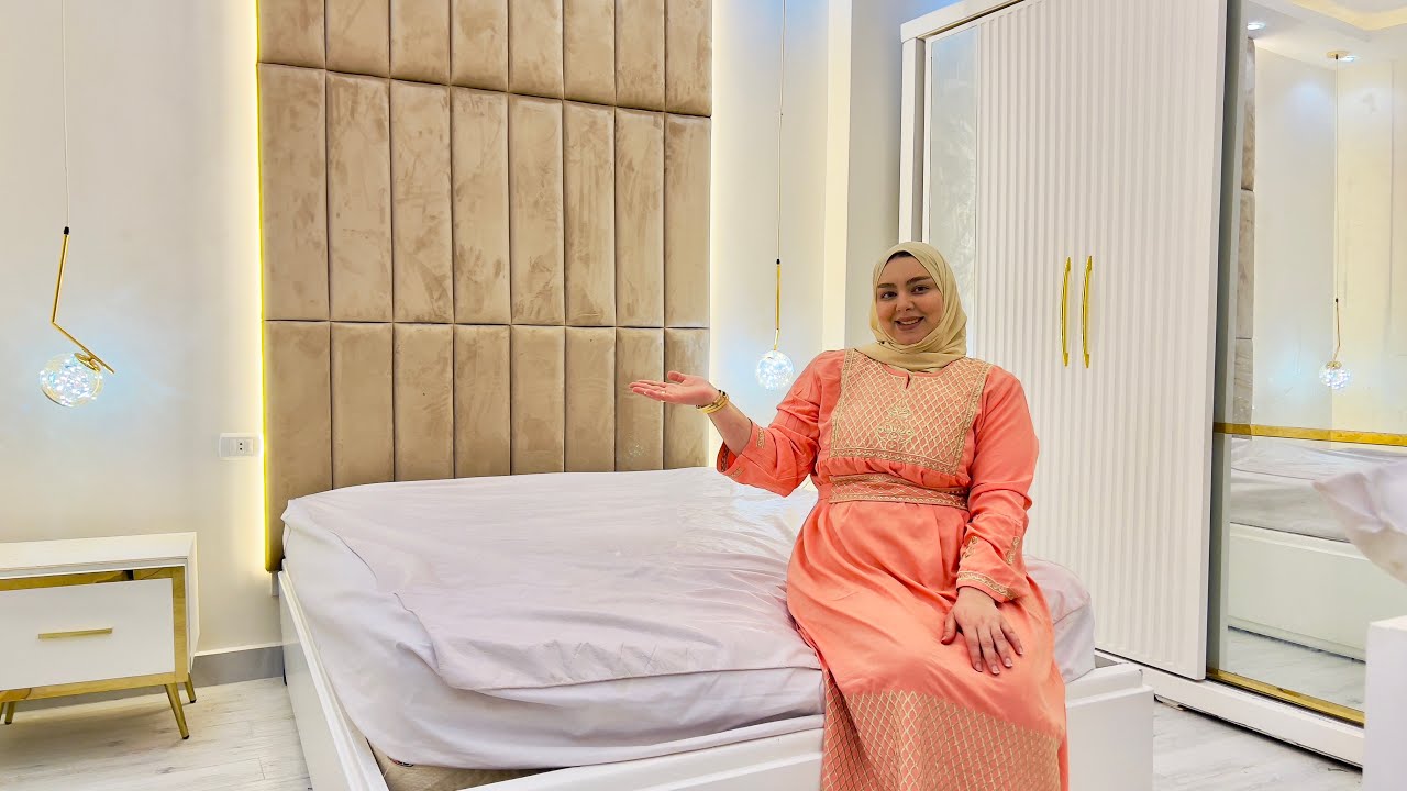 واخيرا غرفة النوم الجديده💃ربنا اداني علي قد تعبي🙏وفلوسي ما اترمتش على الارض 🤗