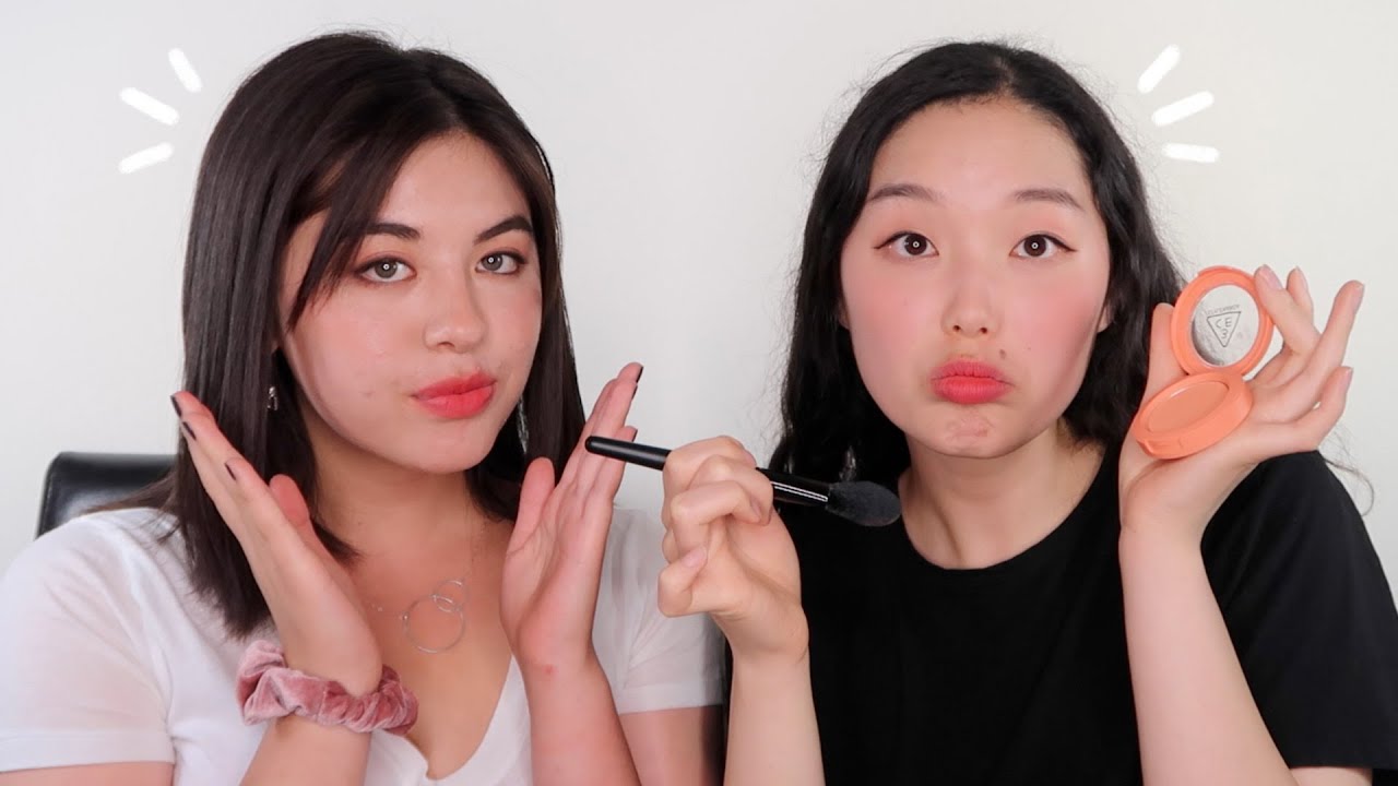 K beauty makeover: i gave my half korean cousin a k-beauty makeup makeover! | makeup transformation