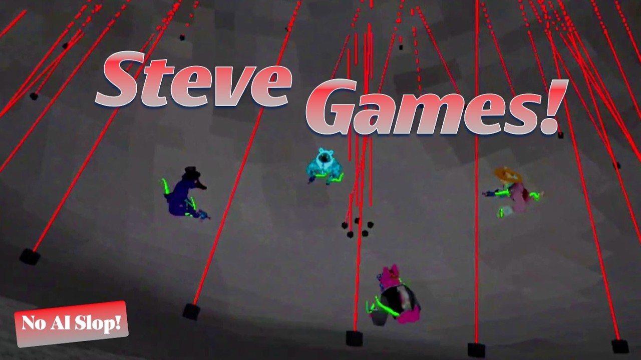 🏈Super Bowl Steve Games!🏈 Like Squid Game but Less Mean! Animal Company VR