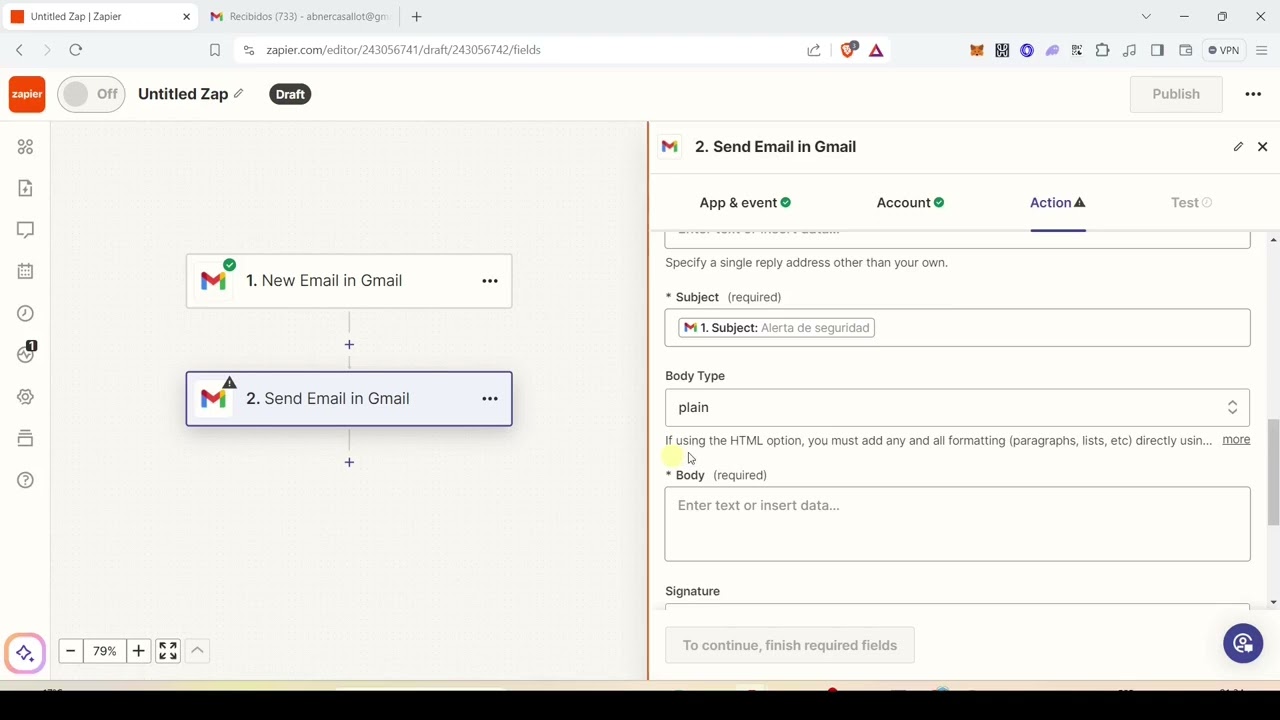 Zapier: Repuestas autom&aacute;ticas a correos recibidos en gmail