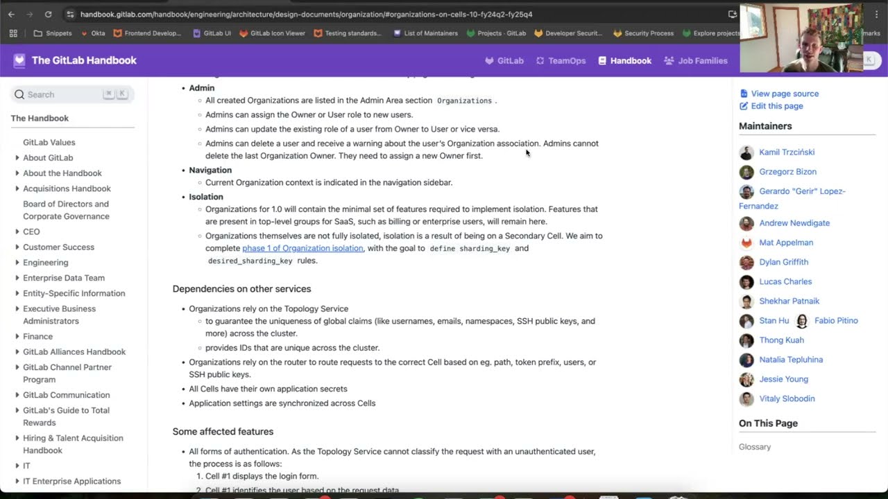 Organizations for Cells 1.0 Demo