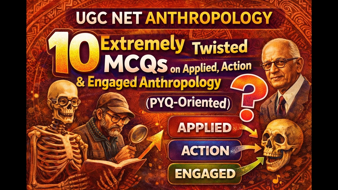 10 Extremely Twisted MCQs on Applied, Action & Engaged Anthropology (PYQ-Oriented)