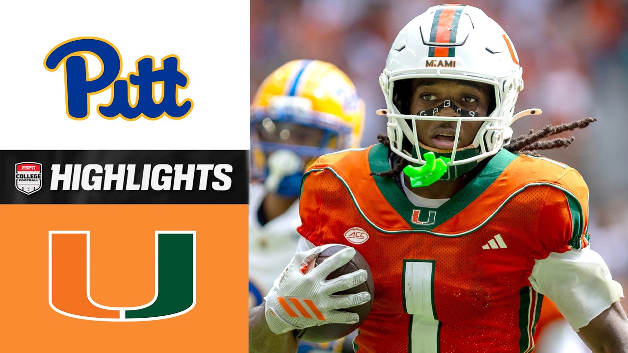 Pittsburgh Panthers vs. Miami Hurricanes | Full Game Highlights | ESPN College Football