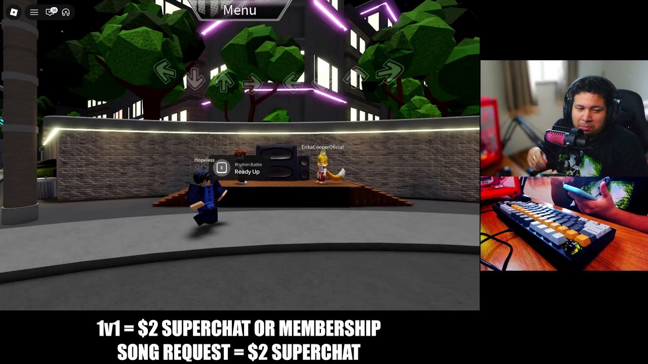 Roblox FNF livestream horizontal