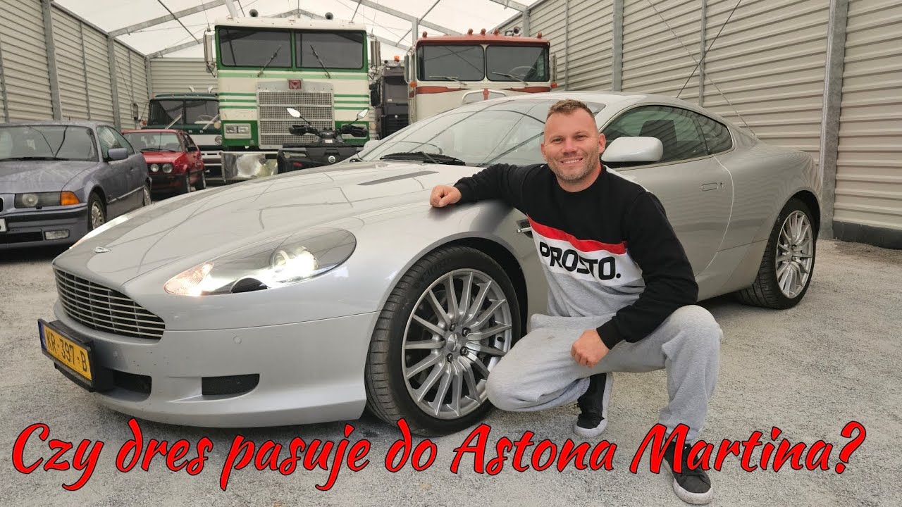 Aston Martin DB9. Pasuje do niego dres czy garnitur?