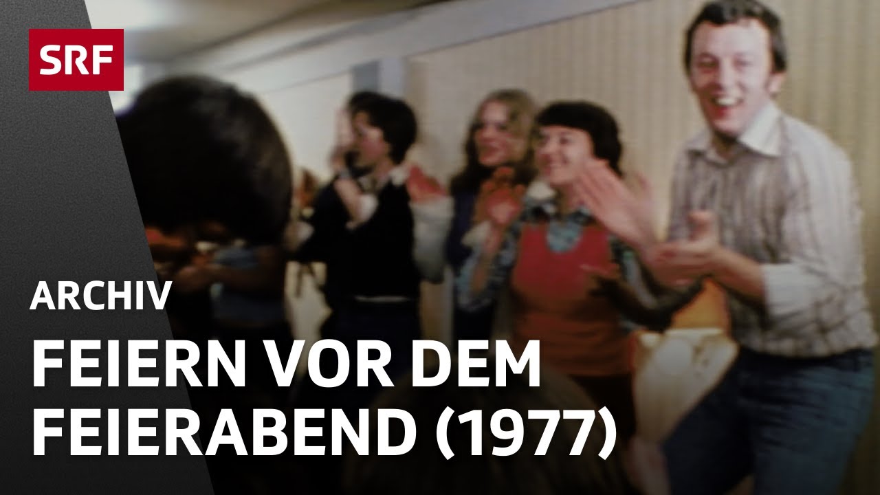 Betriebsfeier (1977) | Feiern vor dem Feierabend | Alltag in der Schweiz | SRF Archiv