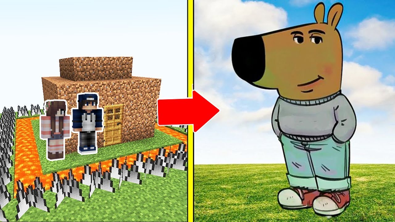 CHILL GUY Chàng Trai Thư Giãn Tấn Công Nhà Được Bảo Vệ Bởi bqThanh & Ốc Minecraft