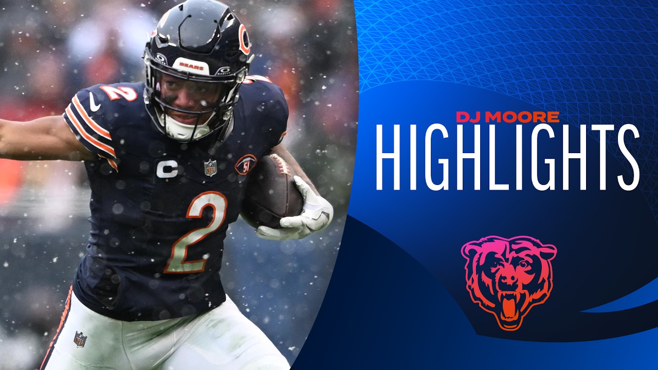 DJ Moore Top Plays of the 2023 Regular Season | Chicago Bears