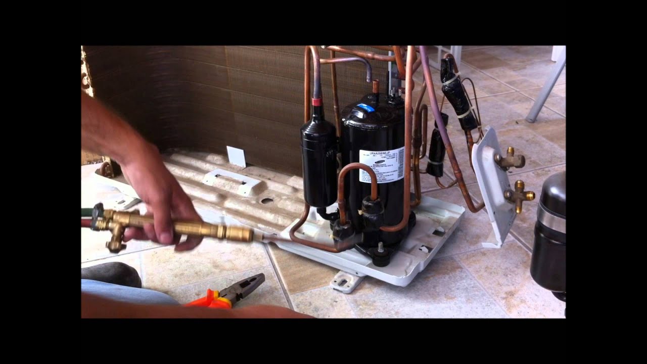 Trocando Compressor Ar Condicionado Split