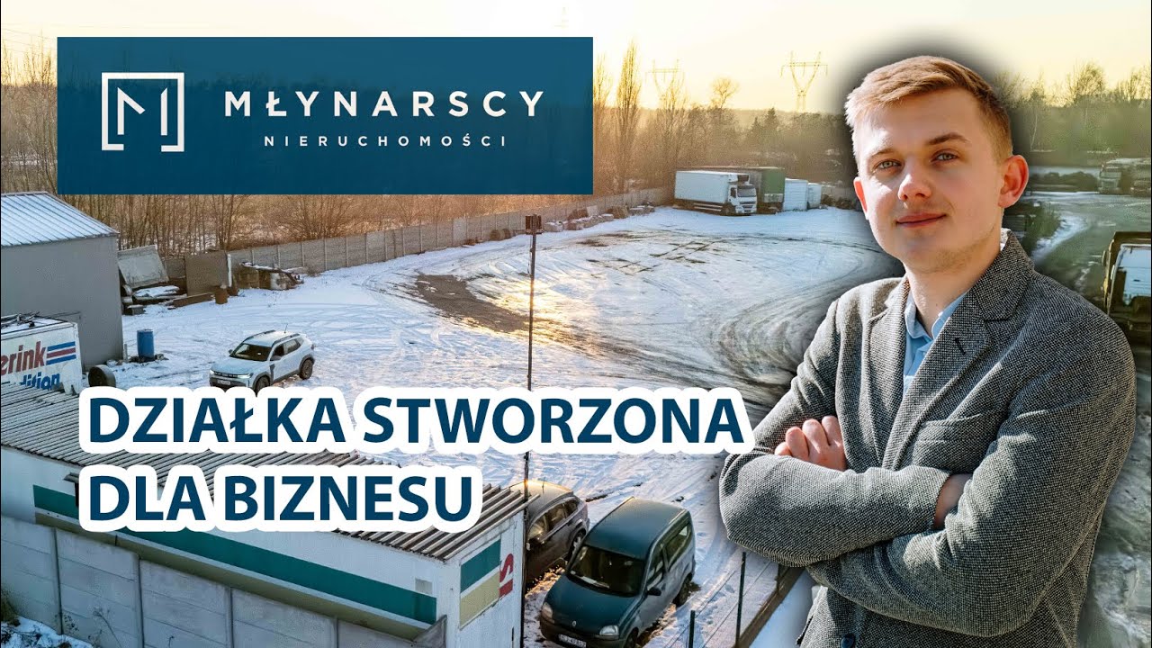Działka pod biznes 3200 m² | S1 Dąbrowa Górnicza | Gotowa infrastruktura | MPZP produkcyjno-usługowy