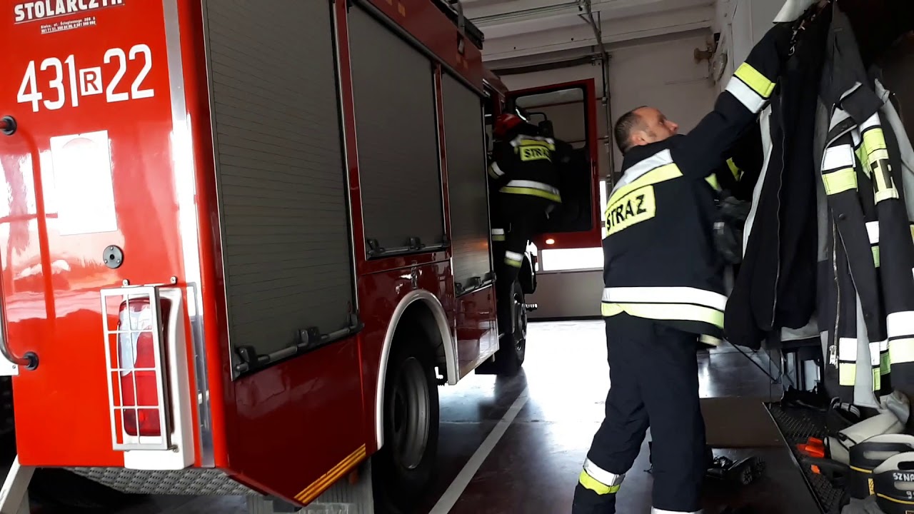 [HIT][OD ŚRODKA] Wyjazd Alarmowy Plutonu Gaśniczego 431[R]22, 26 i 53 z JRG Jarosław