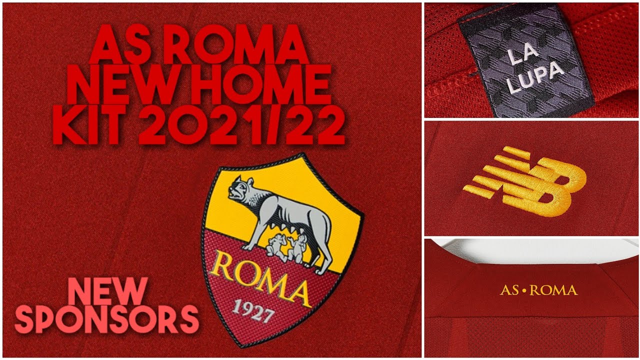 AS ROMA NEW HOME KIT 2021/22 || NEW SPONSOR || #asroma #roma #newkit