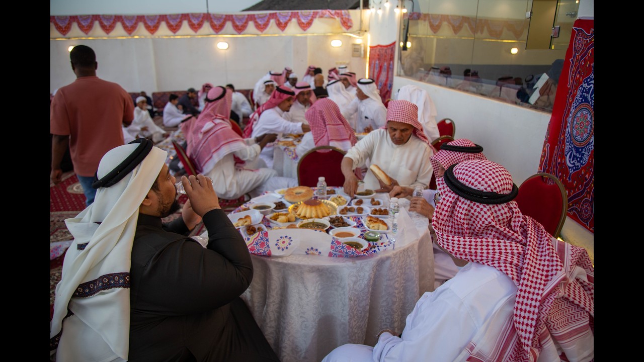 الفطورالسنوي الرمضاني لأهالي  شعبة المغاربة 1447/9/10