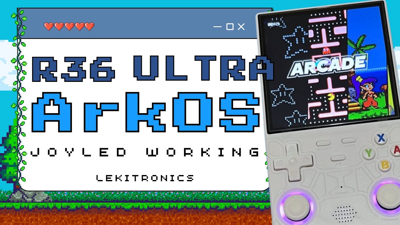 R36 ULTRA ArkOS COMPLETE GUIDE: JOYLED WORKING! BEST CFW ArkOS4Clone STEP-BY-STEP TUTORIAL