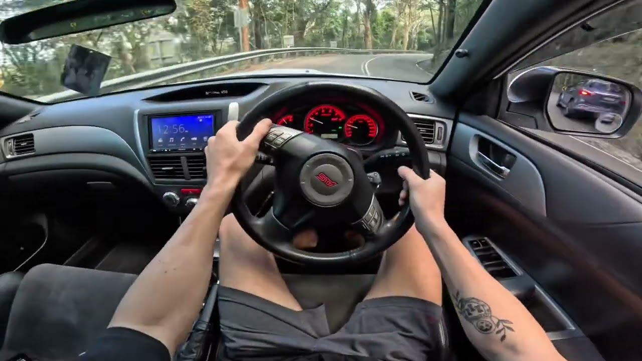 WRX STI POV, catless Tomei (4K)