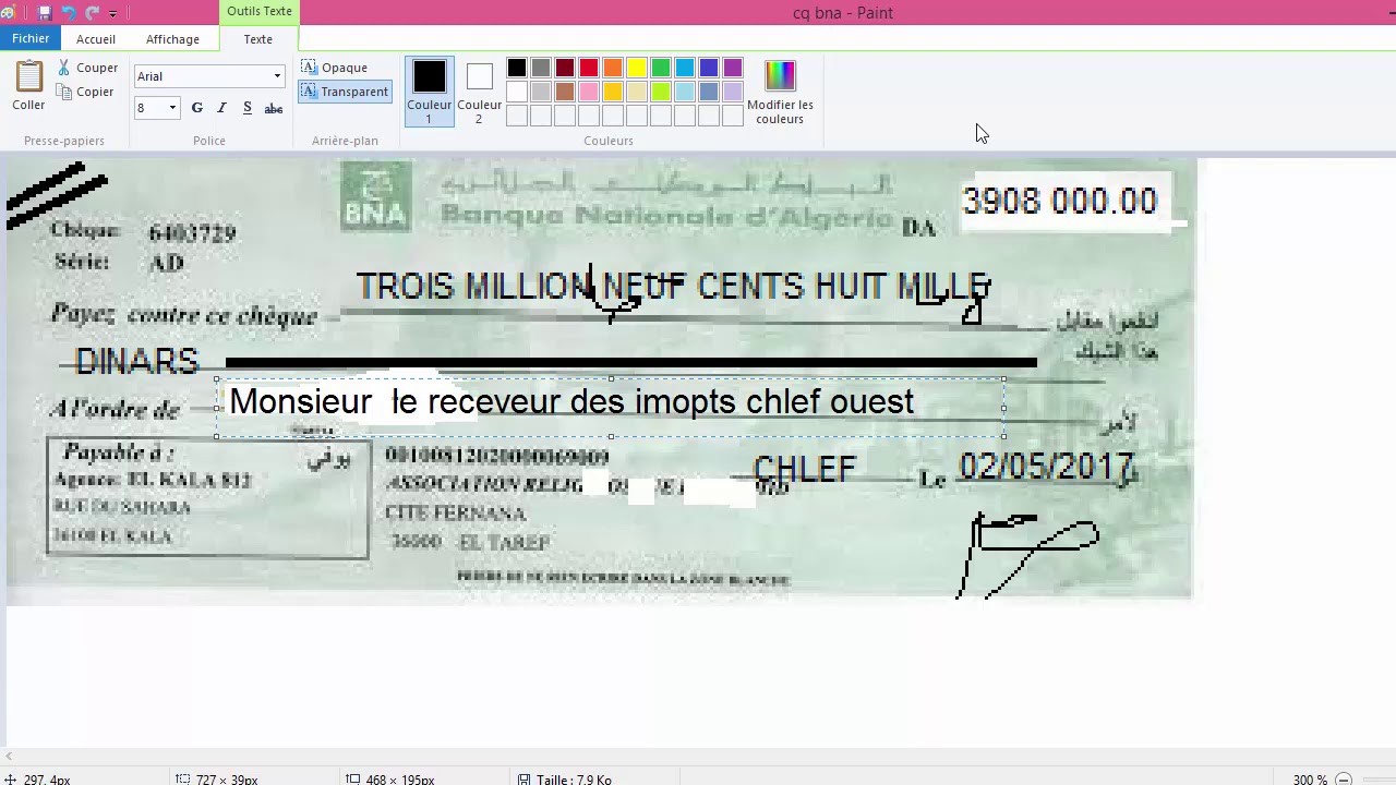 Comment Remplir un Chéque   FINANCE 01