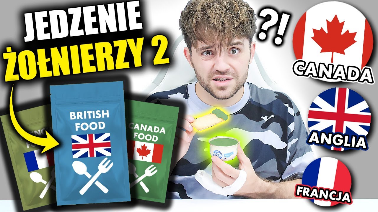 Testuje WOJSKOWE JEDZENIE z CAŁEGO ŚWIATA 2!