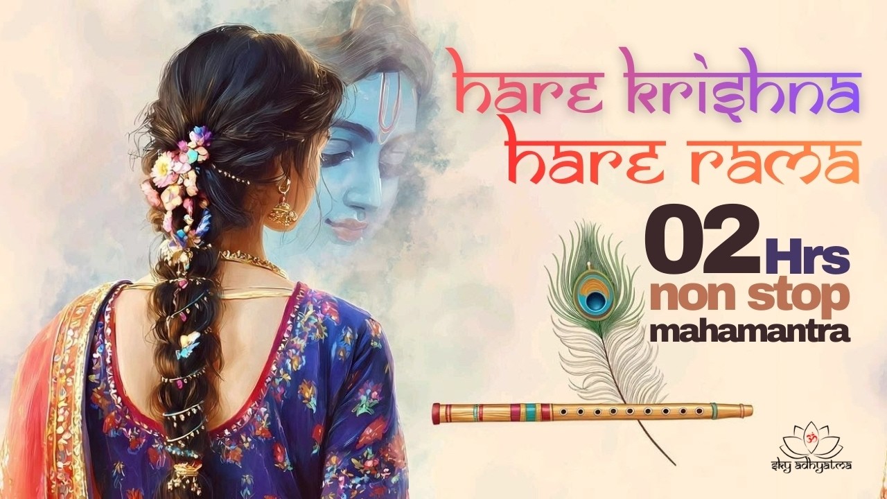 Hare Krishna Hare Rama Maha Mantra (2 Hours Non Stop) | Krishna Bhajan for Peace | Sky Adhyatma