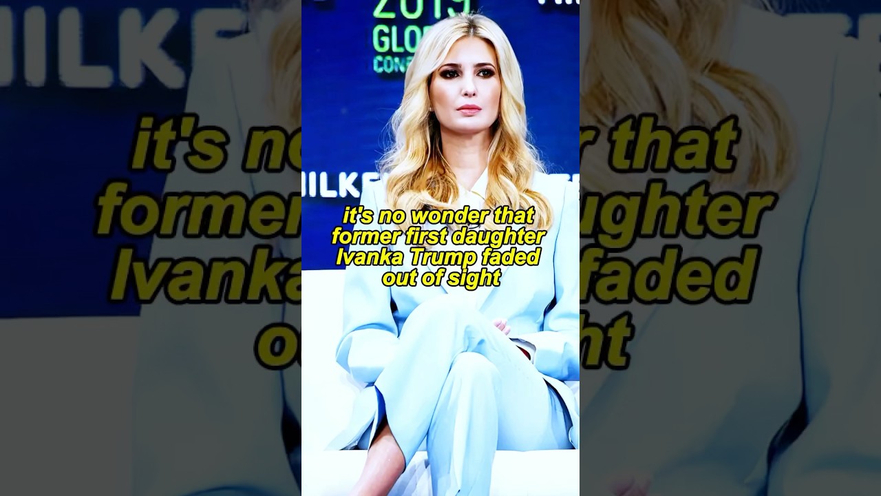 Ivanka Trump fades from view#youtubeshorts #shorts #celebrity #trump #ivanka