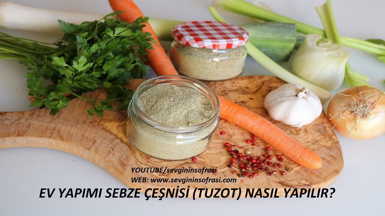 Sebze Çeşnisi Nasıl Yapılır? Ev Yapımı Tuzot Tarifi & Kış Hazırlıkları