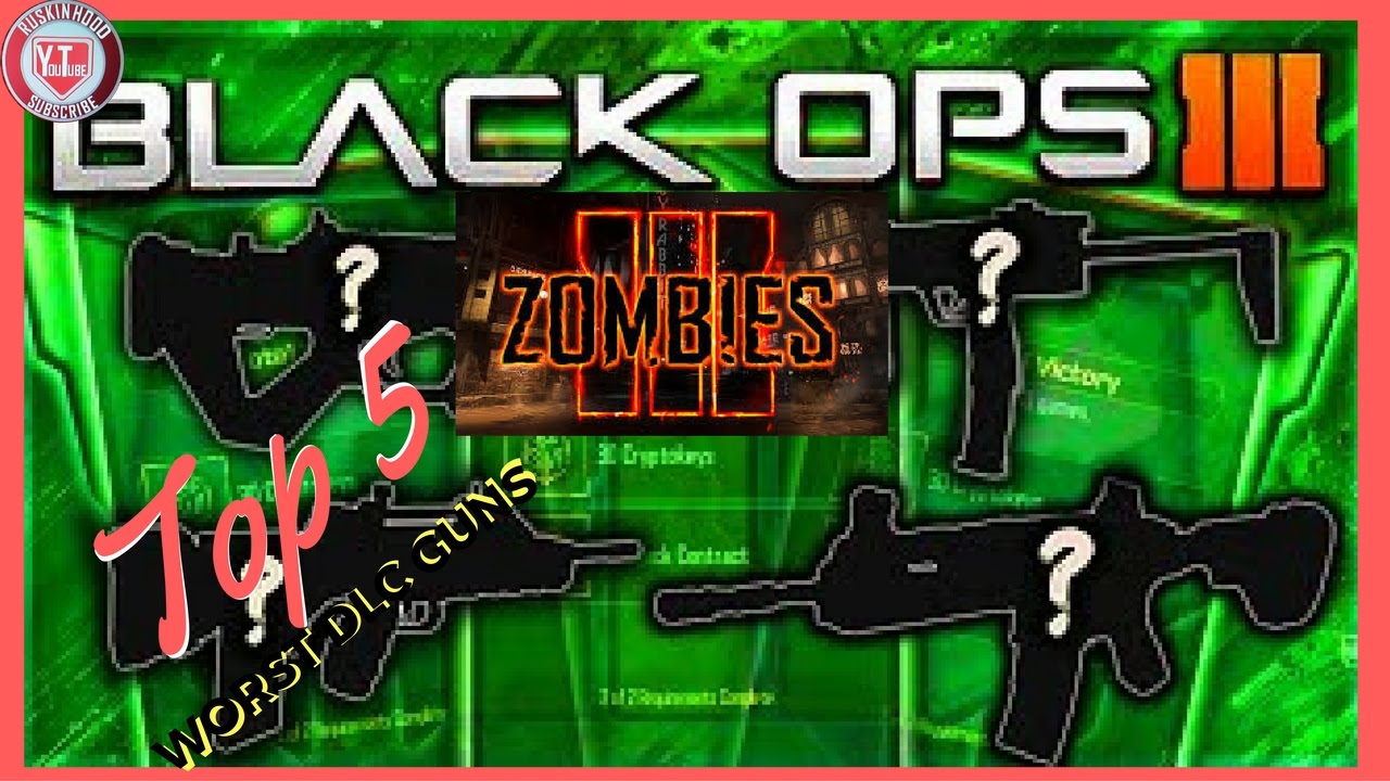 Top 5 WORST DLC WEAPONS (Call of Duty, Black Ops 3 ZOMBIES)