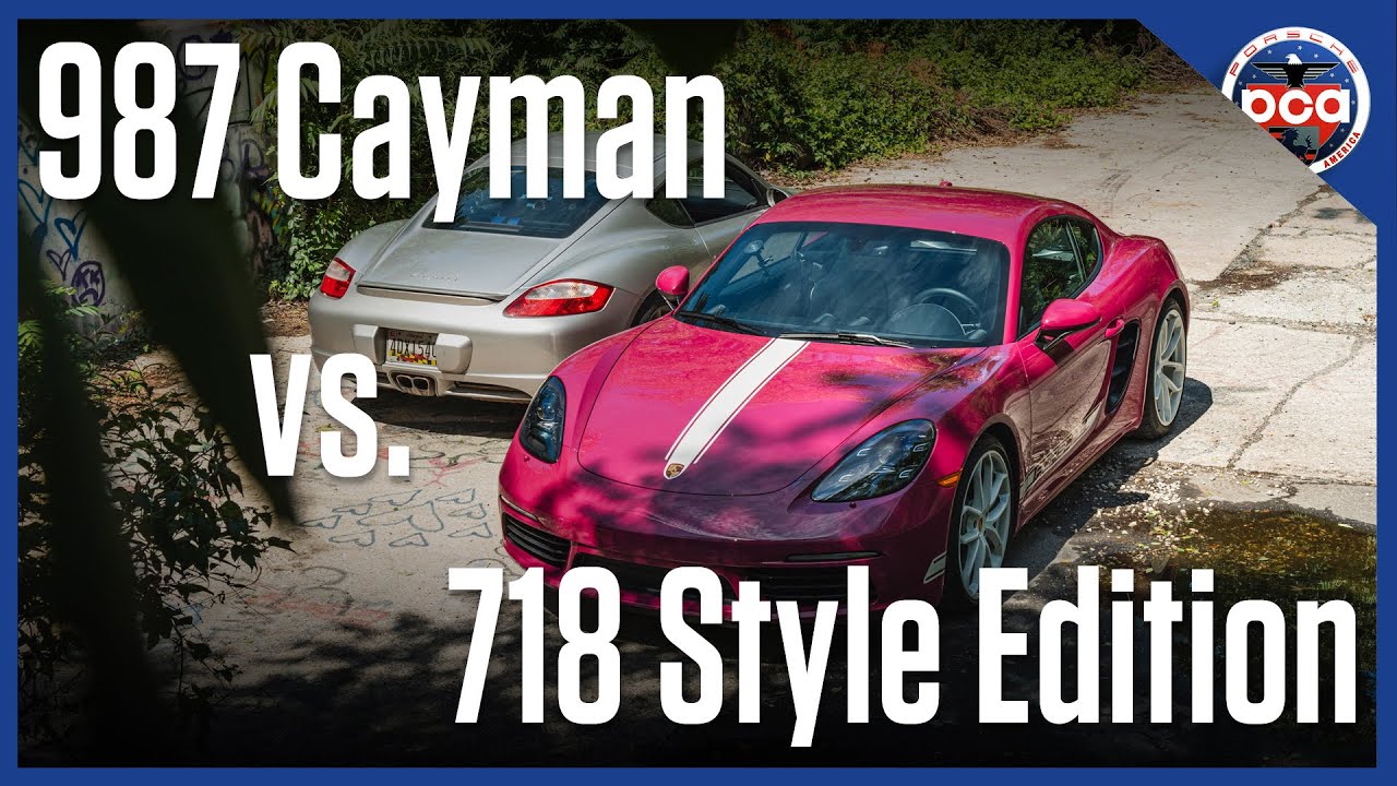 За рулём первого и последнего Porsche Cayman с двигателем внутреннего сгорания | 718 Style Edition